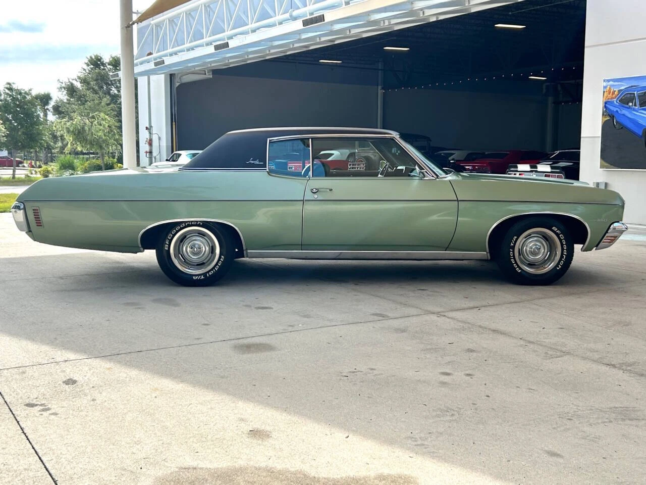 1970 chevrolet impala mist green