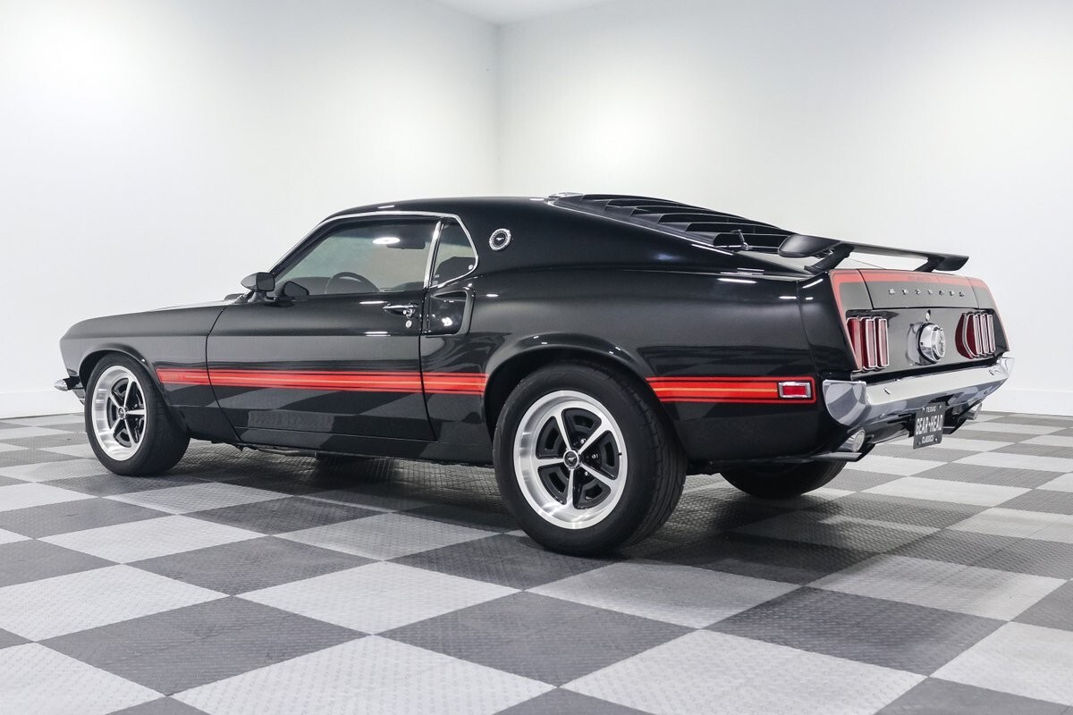 1969 Ford Mustang Mach 1 Fastback 5268 Miles Black Coupe 351W V8 Tremec TKO500 5