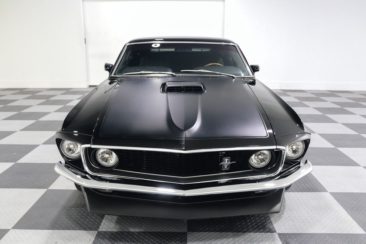 1969 Ford Mustang Mach 1 Fastback 5268 Miles Black Coupe 351W V8 Tremec TKO500 5