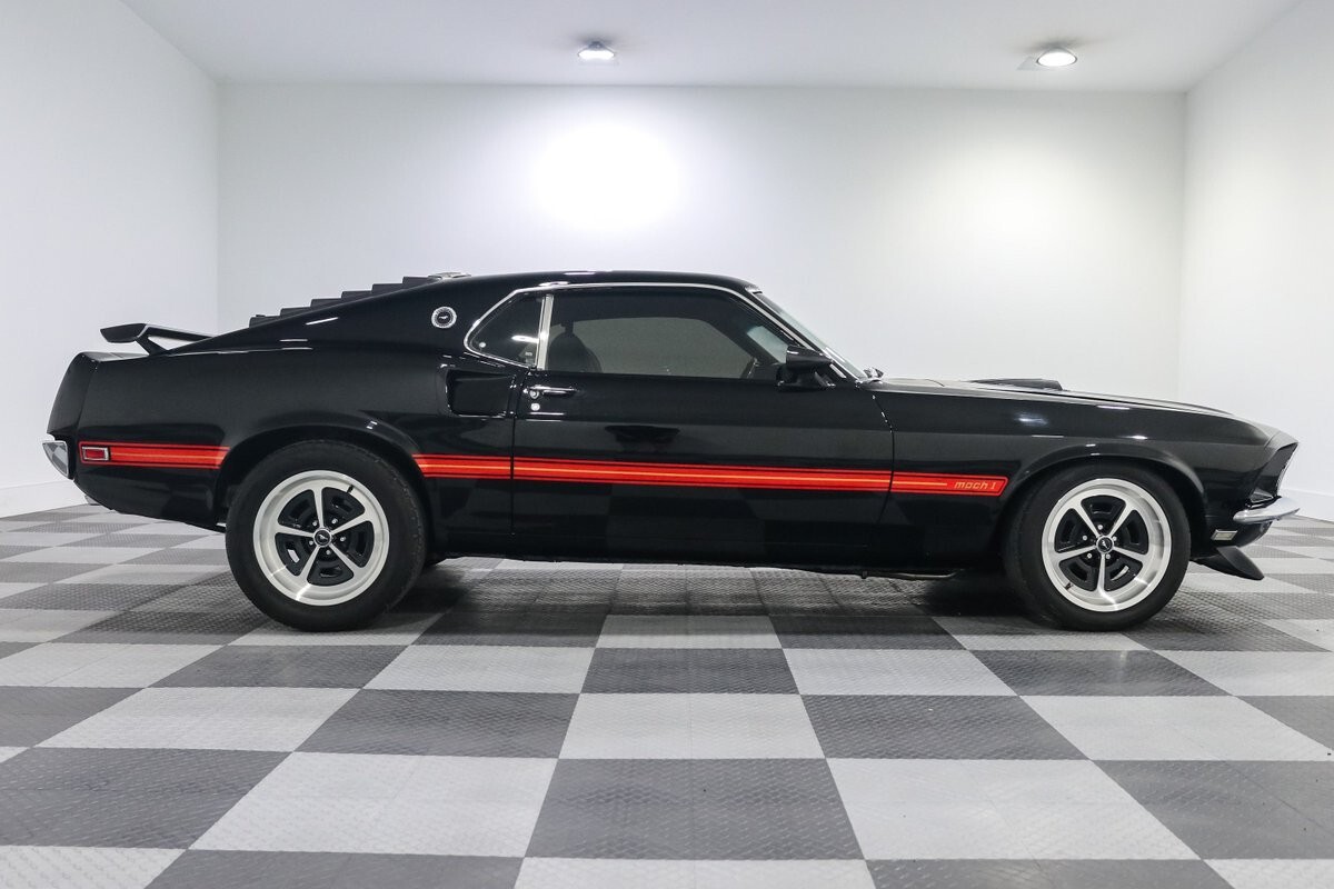 1969 Ford Mustang Mach 1 Fastback 5268 Miles Black Coupe 351W V8 Tremec TKO500 5