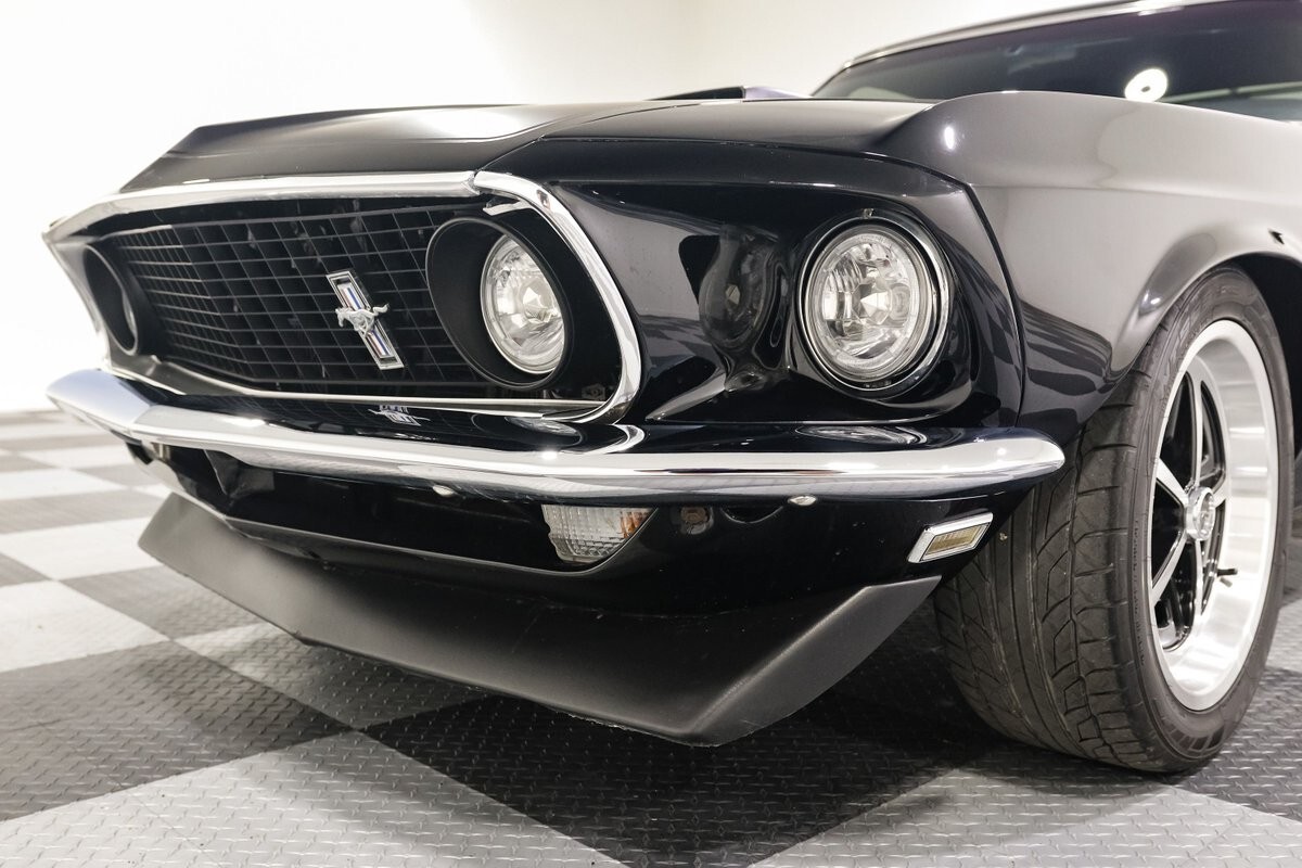 1969 Ford Mustang Mach 1 Fastback 5268 Miles Black Coupe 351W V8 Tremec TKO500 5