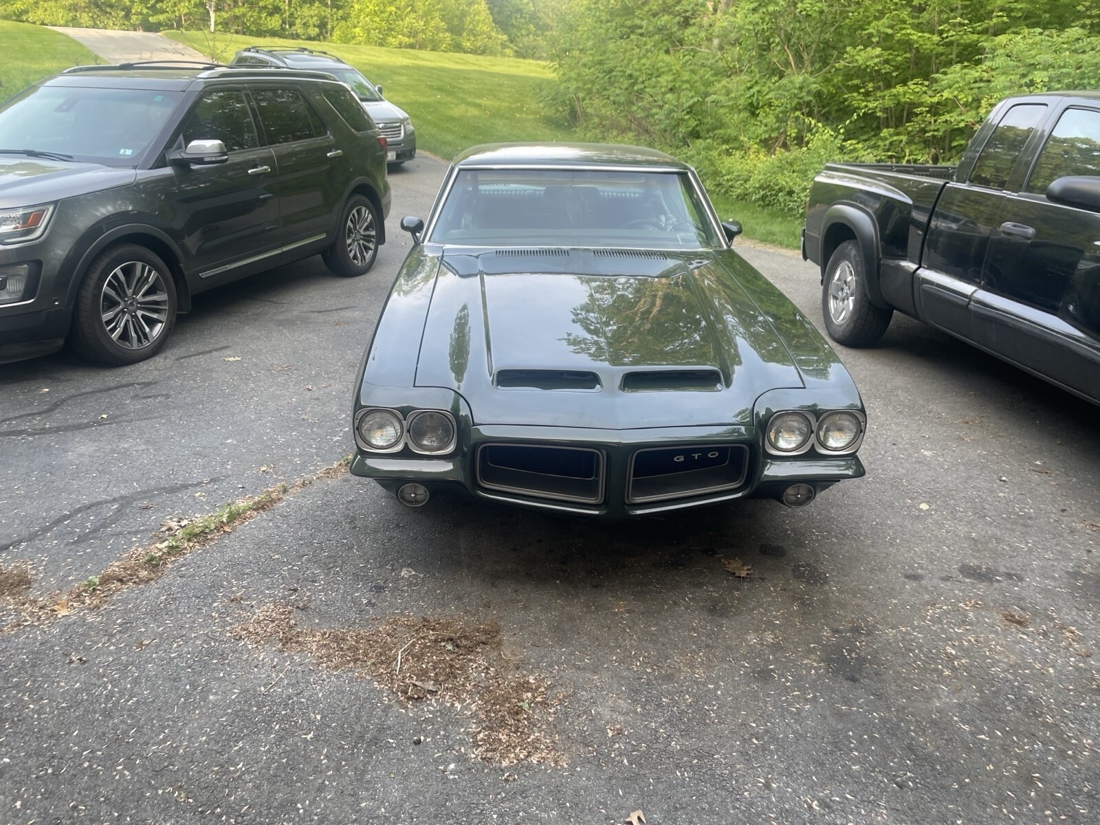 1972 Pontiac GTO Coupe Green 2 door