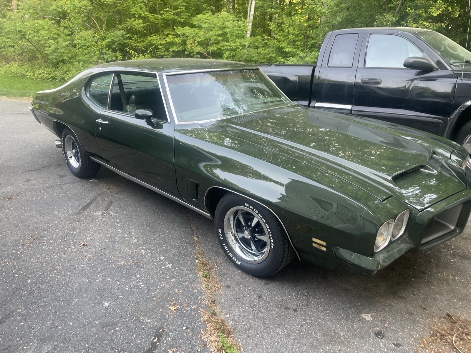1972 Pontiac GTO Coupe Green 2 door
