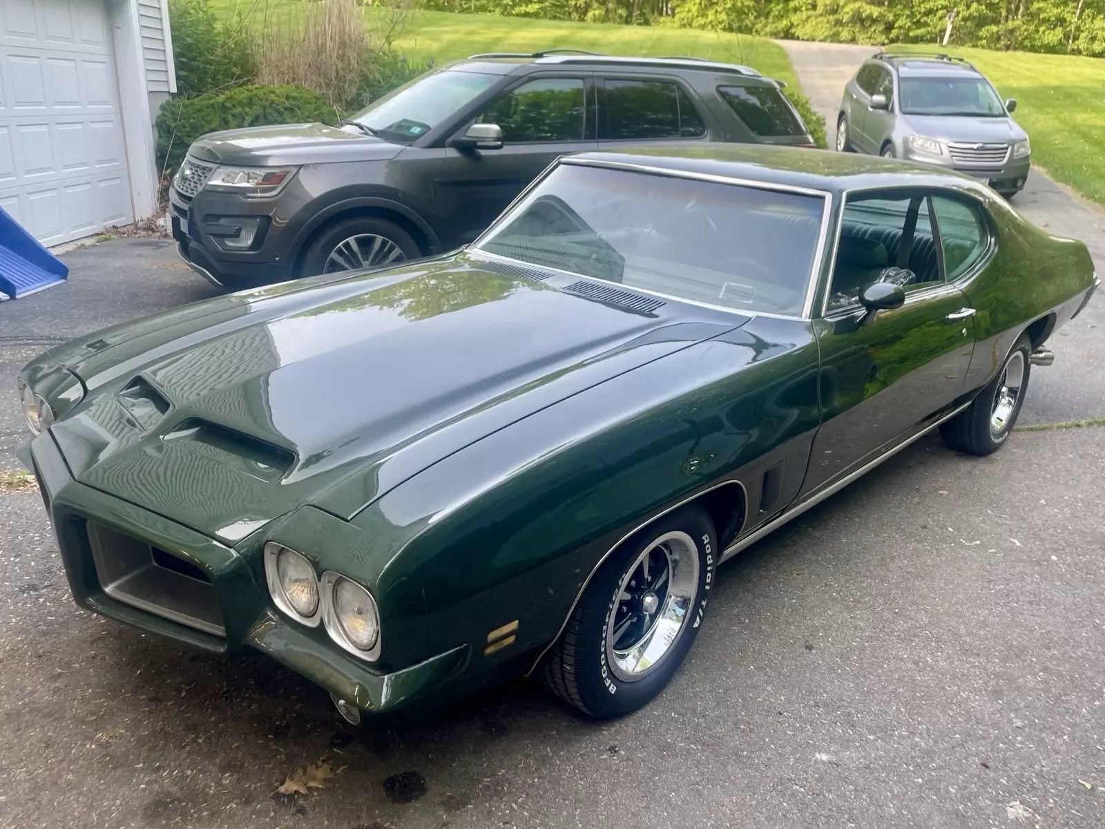 1972 Pontiac GTO Coupe Green 2 door
